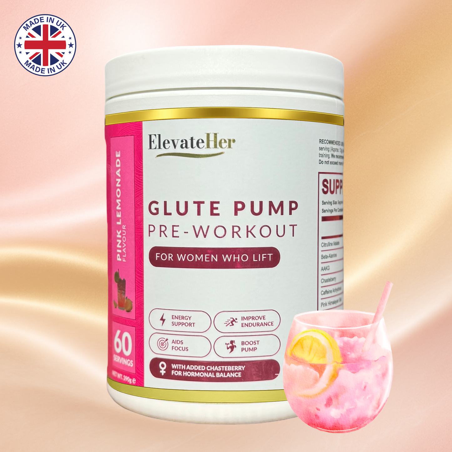 Glute Pump By ElevateHer™ | Women's Pre Workout